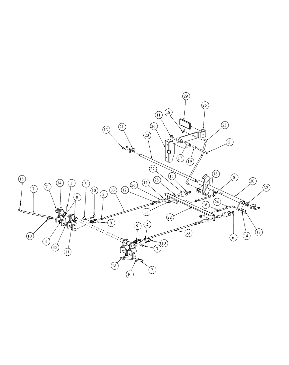 Brake Assembly Diagram and Parts List for M60-KHEFI 53AB5HEX750-28-HP Cub Cadet Lawn Tractor
